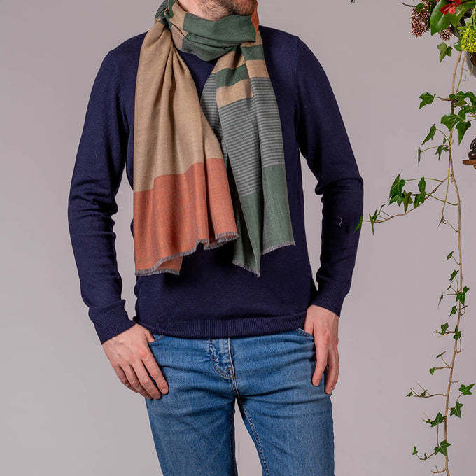 Amberley Silk and Wool Scarf