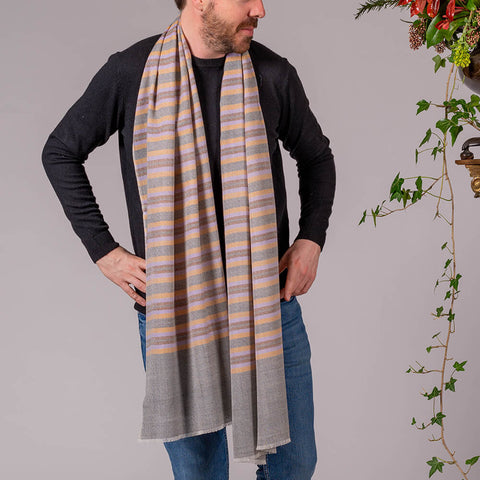Clarence Silk and Wool Scarf