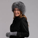 Grey Luxury Baby Alpaca Hat