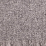 Super Luxe Steel Grey Basket Weave Cashmere Shawl