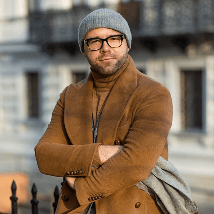 Grey Cashmere Beanie Hat