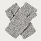 Ladies Grey Cashmere Mittens