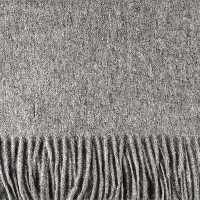 Grey Cashmere Scarf