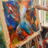 Sunblaze Painting by Kirsty Erskine-Hill