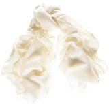 Classic Ivory Cashmere and Silk Wrap