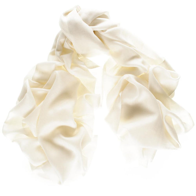 PRE ORDER: Classic Ivory Cashmere and Silk Wrap