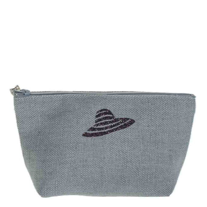 Vence Medium Linen  Make Up Bag