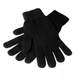 Men's Black Cashmere Gloves