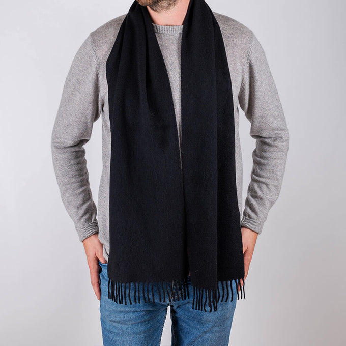 Burlington Black Cashmere Scarf