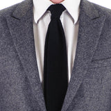 Black Knitted Cashmere Tie