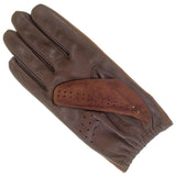 Men’s Brown Suede and Leather Driving Gloves
