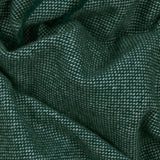 Bottle Green and Cream Interwoven Cashmere Scarf