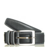 Smokey Grey Italian Leather Belt