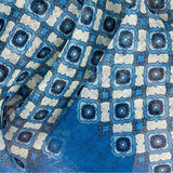 Azure Italian Linen Scarf