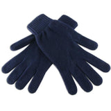 Men's Navy Cashmere Gloves