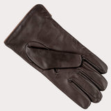 Men’s Two Tone Brown Cashmere Lined Leather Gloves