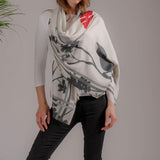 The Japanese Trilogy - Mount Fuji Cashmere and Silk Wrap