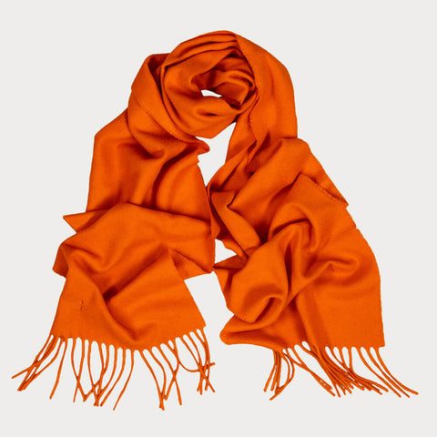 Orange Cashmere Scarf