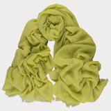 Linden Green Gossamer Cashmere Shawl