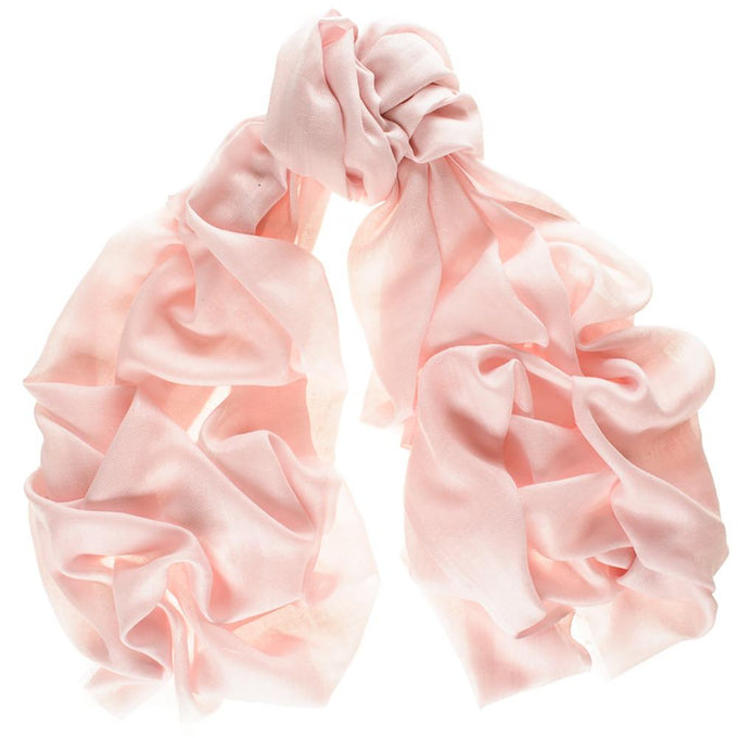 Pastel Pink Cashmere and Silk Wrap