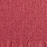 Super Luxe Tea Rose Basket Weave Cashmere Shawl