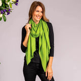 Citrus Lime Cashmere and Silk Wrap