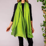 Citrus Lime Cashmere and Silk Wrap