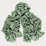 Sage Green Cashmere and Silk Wrap
