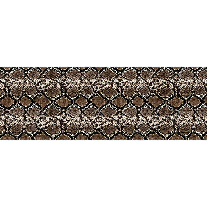 Snake Print Cashmere and Silk Wrap