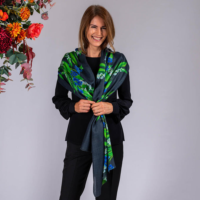 The Seasons Collection - Spring Cashmere and Silk Wrap