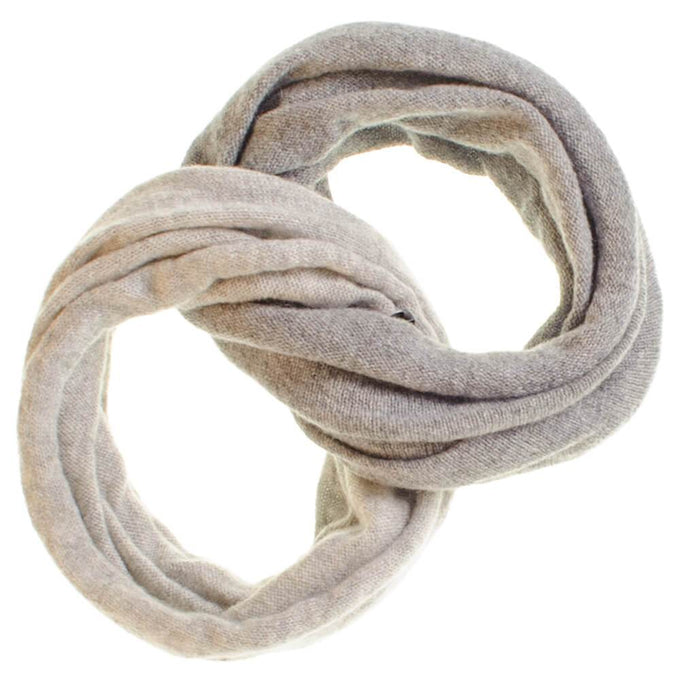 Two Tone Grey Cashmere Snood