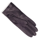 Ladies' Black Leather Driving Gloves