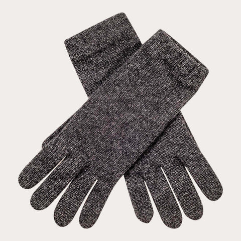 Women's Charcoal Grey Cashmere Gloves