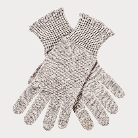 Ladies Grey Touch Screen Cashmere Gloves