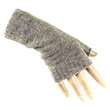 Ladies Grey Cashmere Mittens