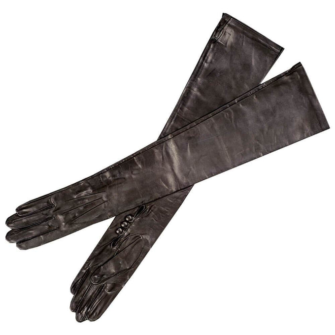 Long Leather Gloves