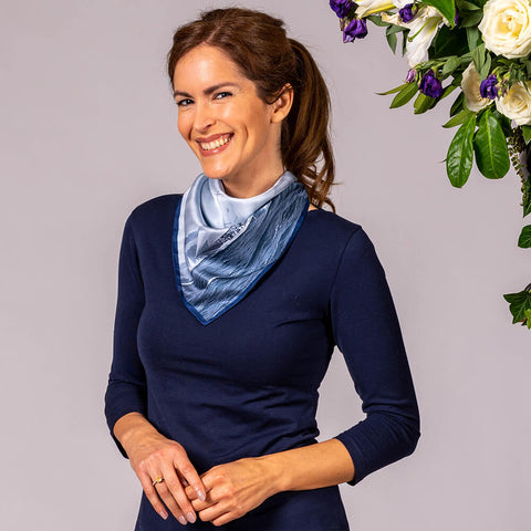 Sailing Silk Neck Scarf